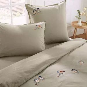 Taie d'oreiller Mésanges