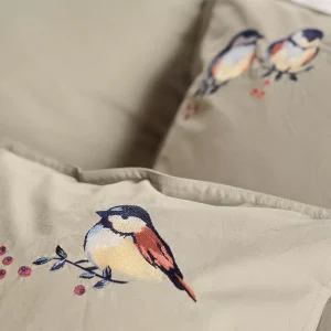 Taie d'oreiller Mésanges